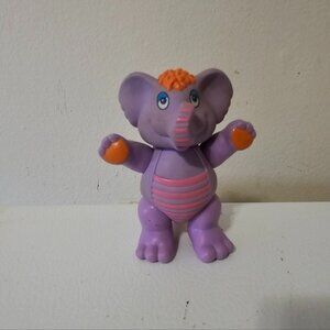 Vintage 1985 Disney Wuzzles Eleroo Action Figure 3.5  Hasbro Elephant Kangaroo